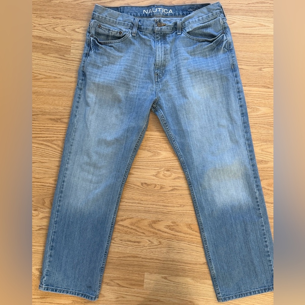Nautica Light Blue Men's Reladed Fit Jeans 36X30
